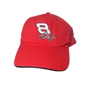 Nascar #8 Dale Jr Hat Adjustable Baseball Cap Red Gillette Young Guns